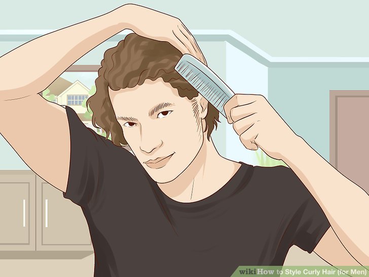 4 Ways to Style Curly Hair (for Men)