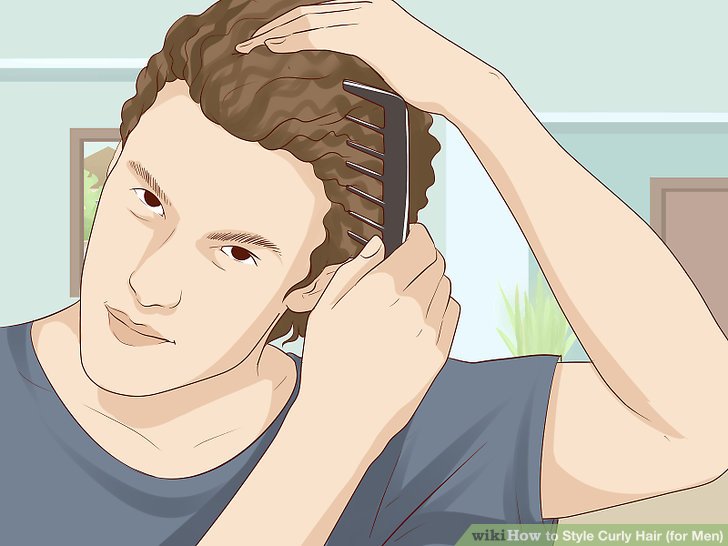 4 Ways to Style Curly Hair (for Men)