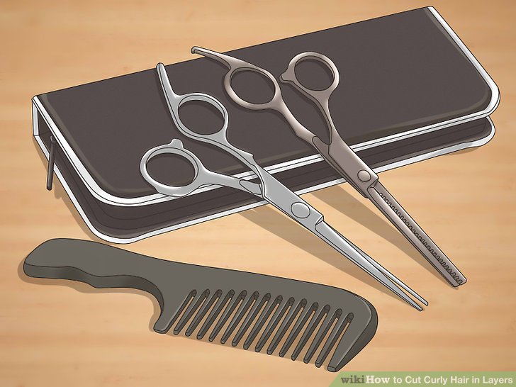 How to Cut Curly Hair in Layers: 14 Steps (with Pictures)