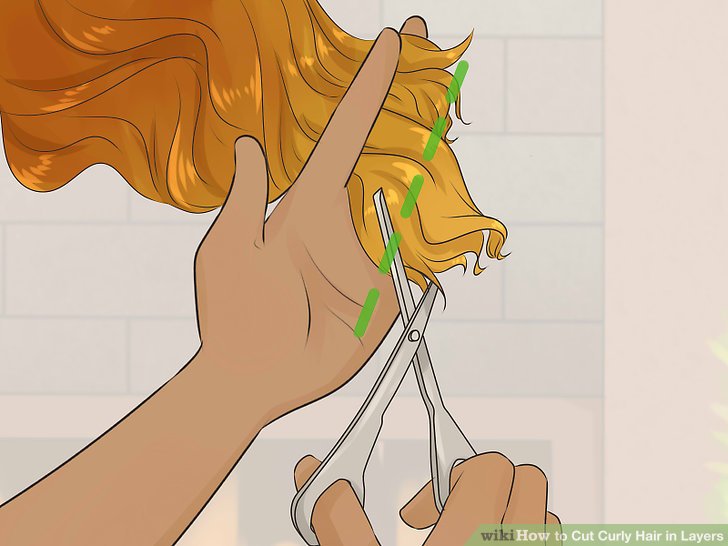 How to Cut Curly Hair in Layers: 14 Steps (with Pictures)