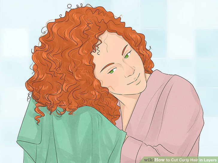 How to Cut Curly Hair in Layers: 14 Steps (with Pictures)