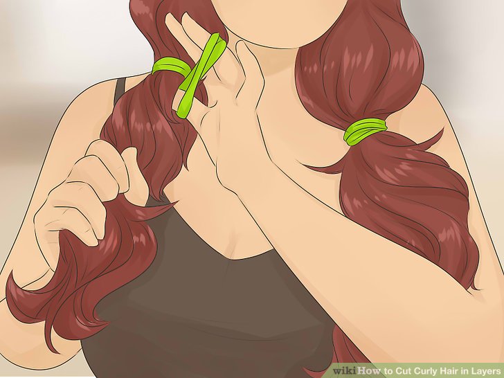 How to Cut Curly Hair in Layers: 14 Steps (with Pictures)