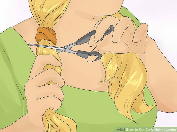 How to Cut Curly Hair in Layers: 14 Steps (with Pictures)