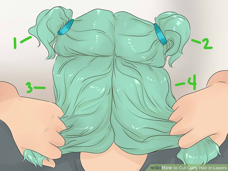 How to Cut Curly Hair in Layers: 14 Steps (with Pictures)