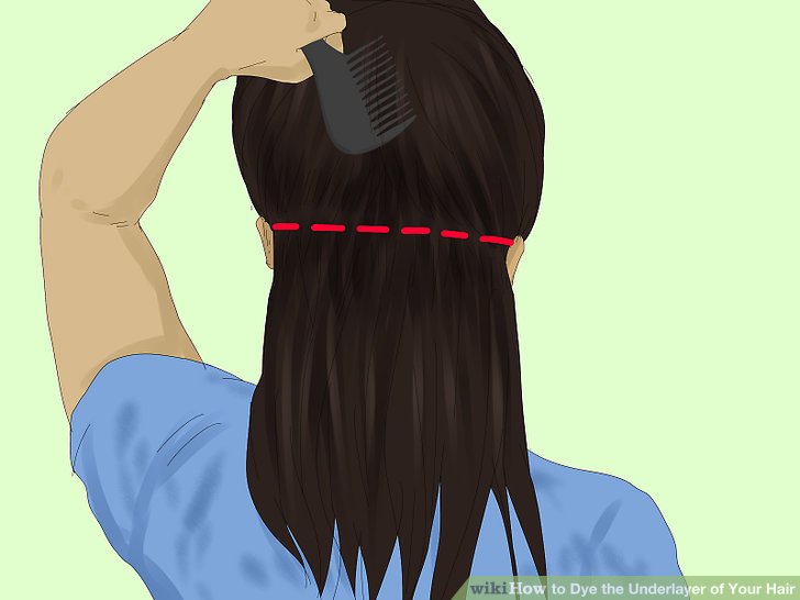 Simple Ways to Dye the Underlayer of Your Hair: 15 Steps