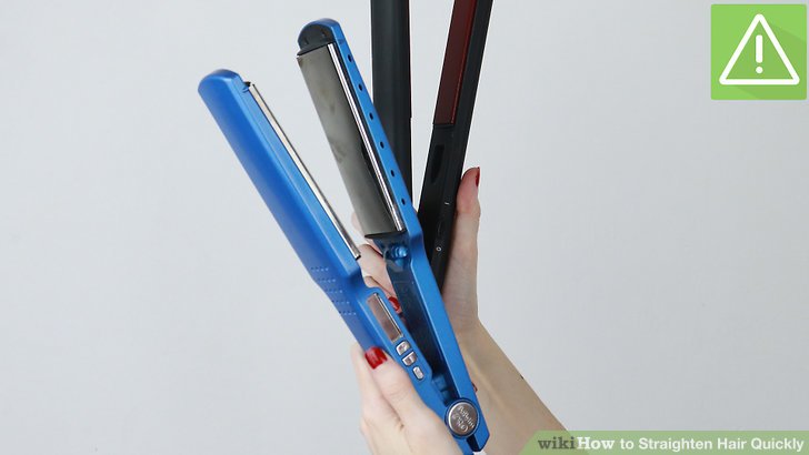 How to Straighten Hair Quickly: 13 Steps (with Pictures)