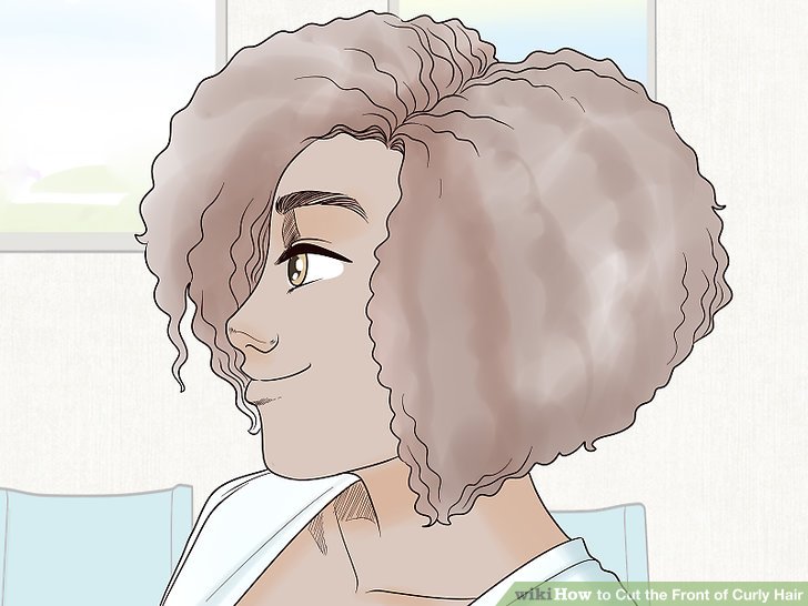 How to Cut the Front of Curly Hair: 14 Steps (with Pictures)