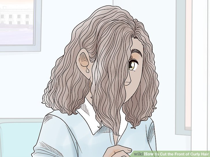 How to Cut the Front of Curly Hair: 14 Steps (with Pictures)