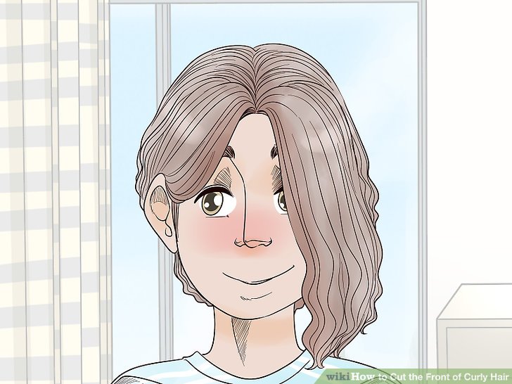 How to Cut the Front of Curly Hair: 14 Steps (with Pictures)