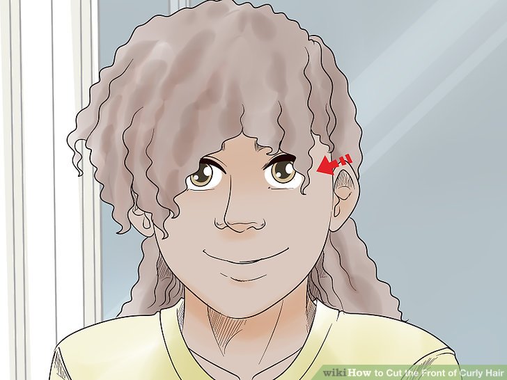 How to Cut the Front of Curly Hair: 14 Steps (with Pictures)