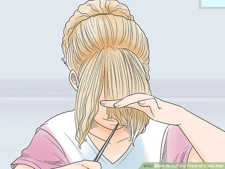 How to Cut the Front of Curly Hair: 14 Steps (with Pictures)