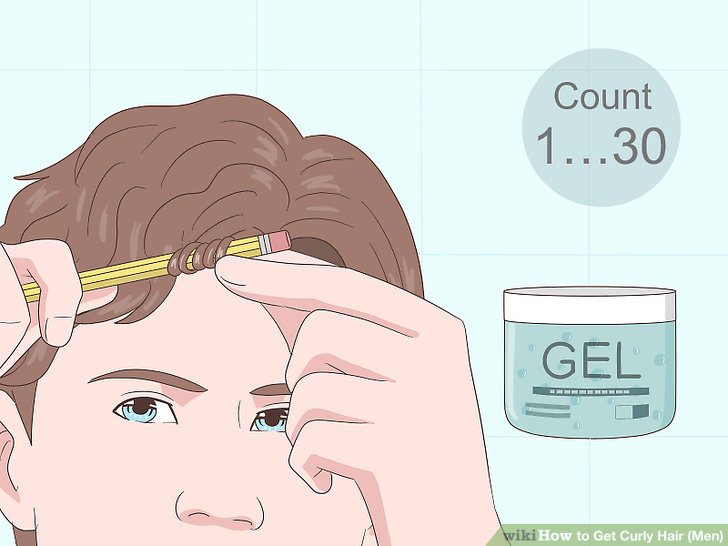 3 Ways to Get Curly Hair (Men)