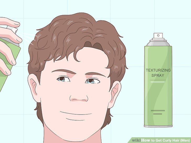 3 Ways to Get Curly Hair (Men)