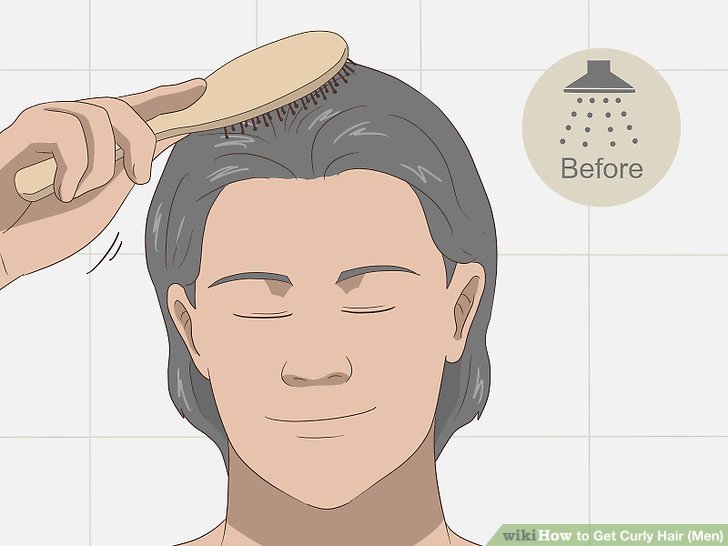 3 Ways to Get Curly Hair (Men)