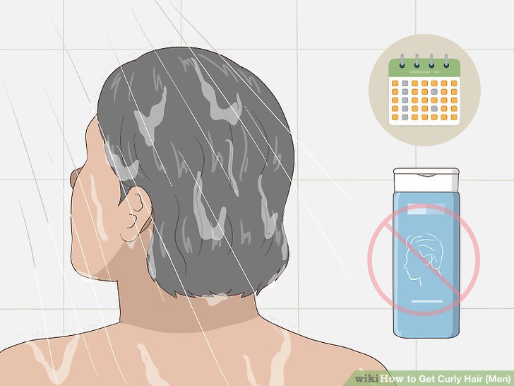 3 Ways to Get Curly Hair (Men)