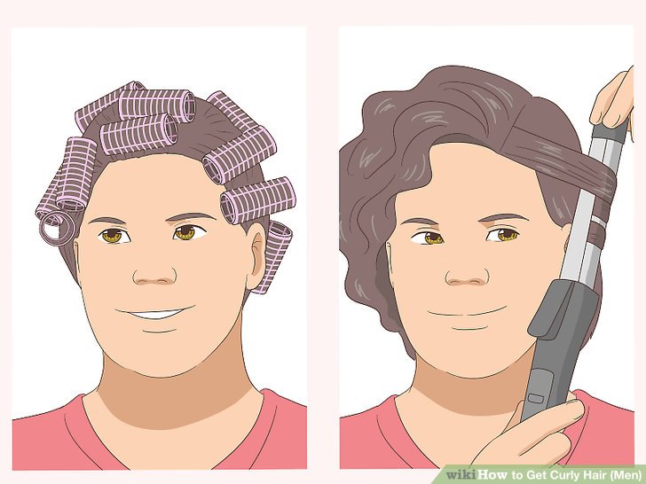 3 Ways to Get Curly Hair (Men)