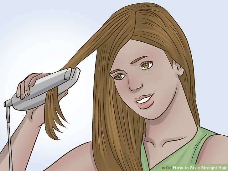 How to Style Straight Hair: 14 Steps (with Pictures)