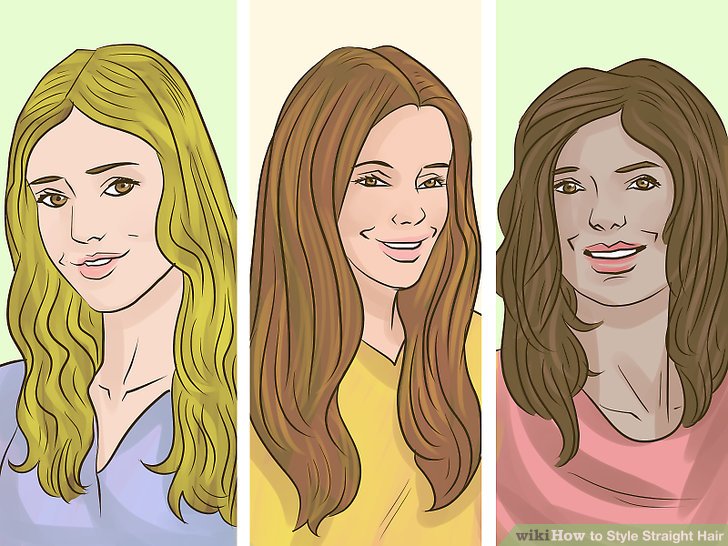 How to Style Straight Hair: 14 Steps (with Pictures)