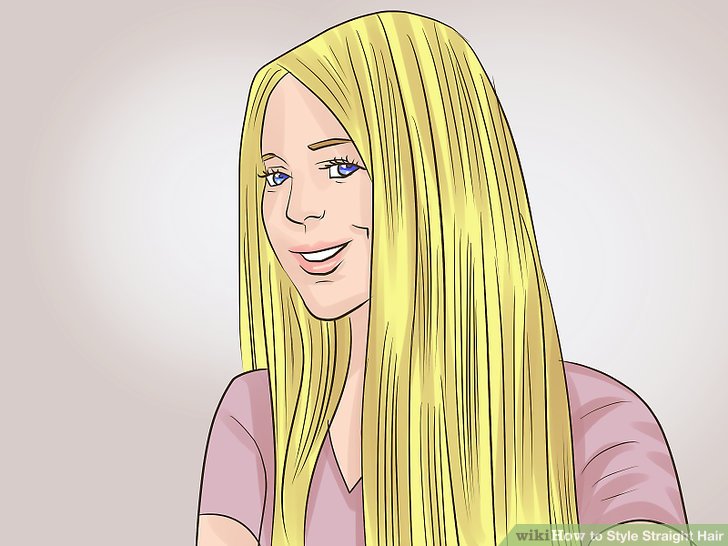 How to Style Straight Hair: 14 Steps (with Pictures)