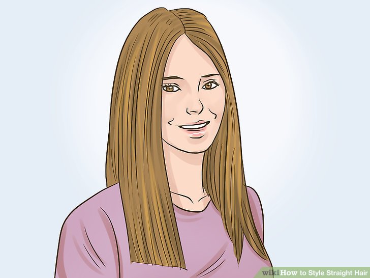 How to Style Straight Hair: 14 Steps (with Pictures)