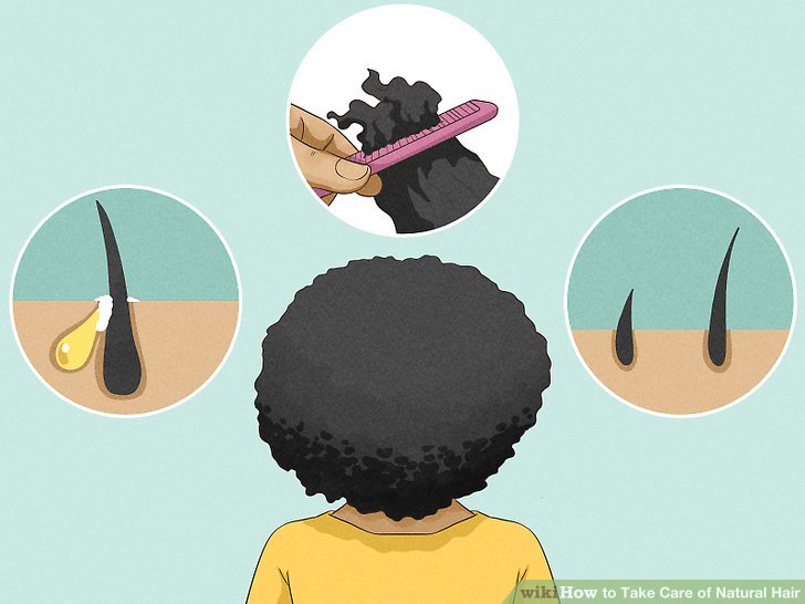 How to Take Care of Natural Hair (with Pictures)