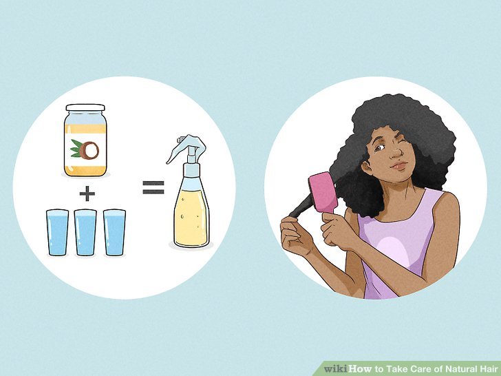 How to Take Care of Natural Hair (with Pictures)