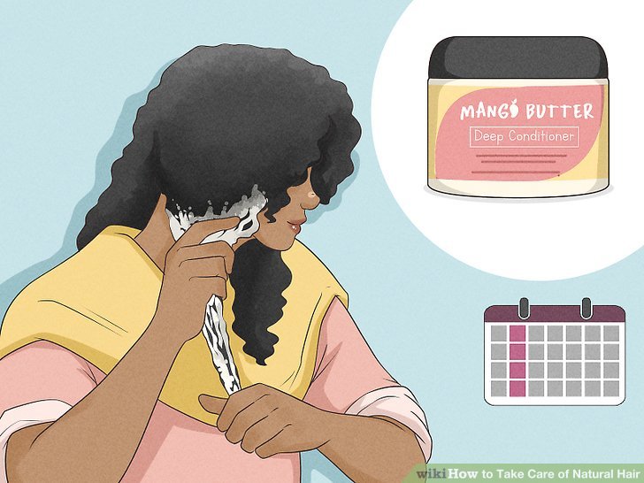 How to Take Care of Natural Hair (with Pictures)