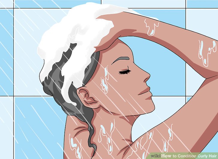 3 Ways to Condition Curly Hair