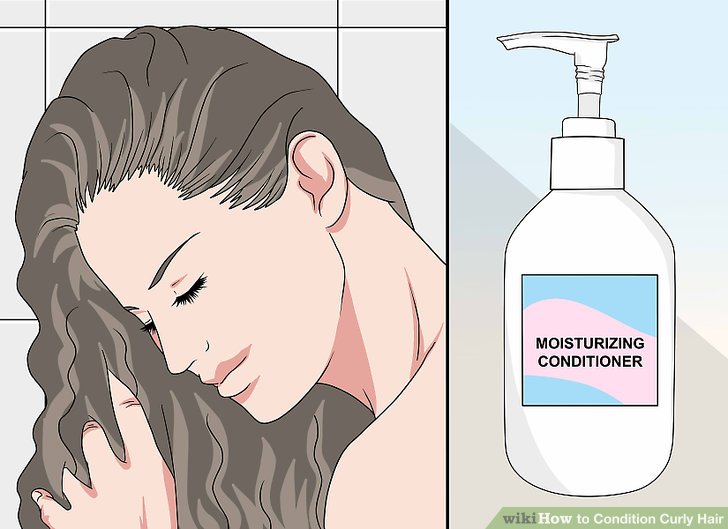 3 Ways to Condition Curly Hair