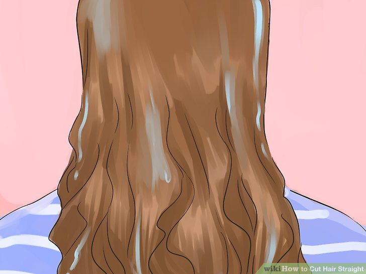 How to Cut Hair Straight (with Pictures)