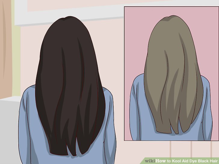 How to Kool Aid Dye Black Hair (with Pictures)