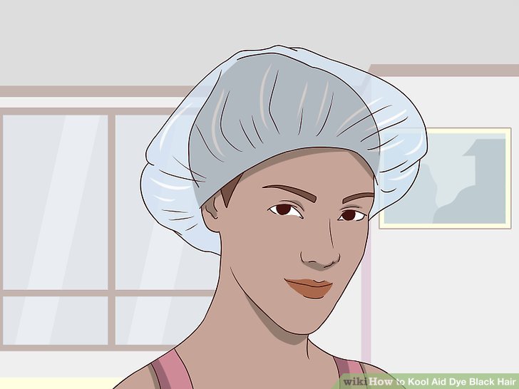 How to Kool Aid Dye Black Hair (with Pictures)