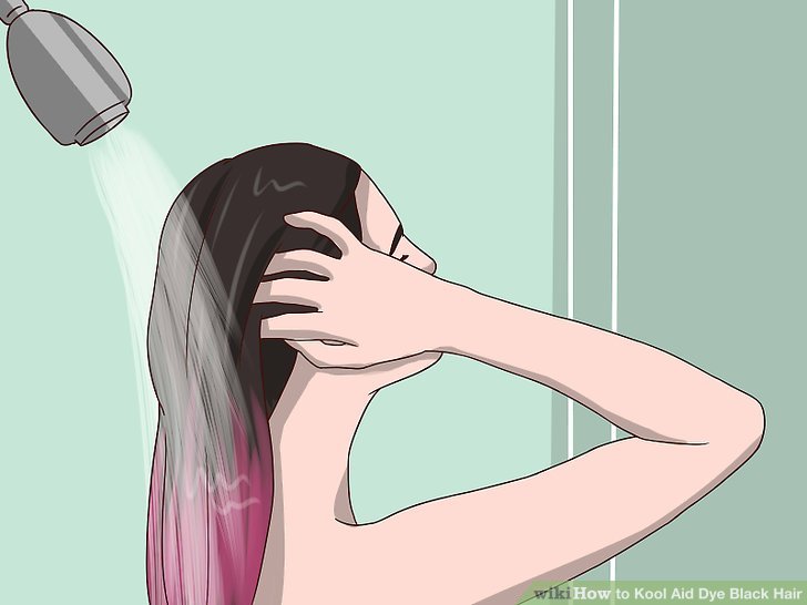 How to Kool Aid Dye Black Hair (with Pictures)