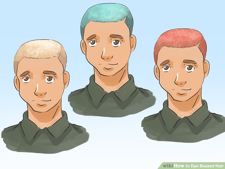 How to Dye Buzzed Hair (with Pictures)