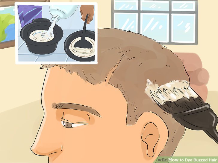 How to Dye Buzzed Hair (with Pictures)