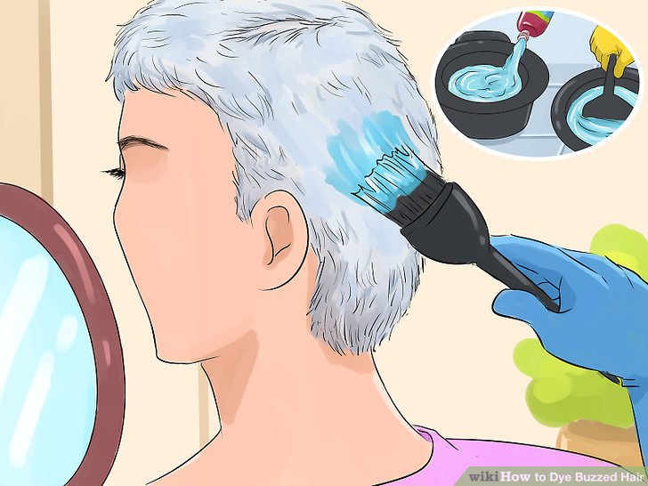 How to Dye Buzzed Hair (with Pictures)